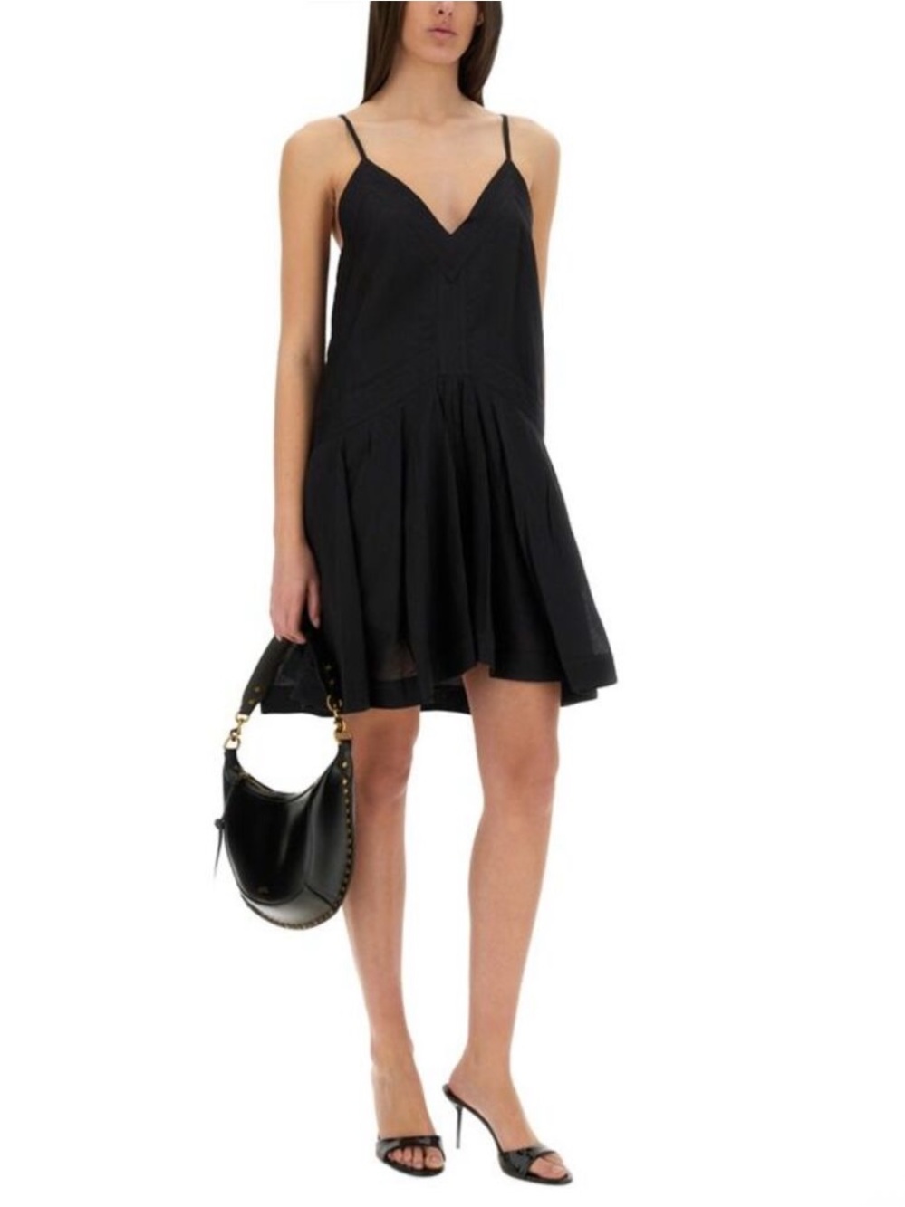 Isabel Marant Etoile Danielle Dress, Black, Size 34